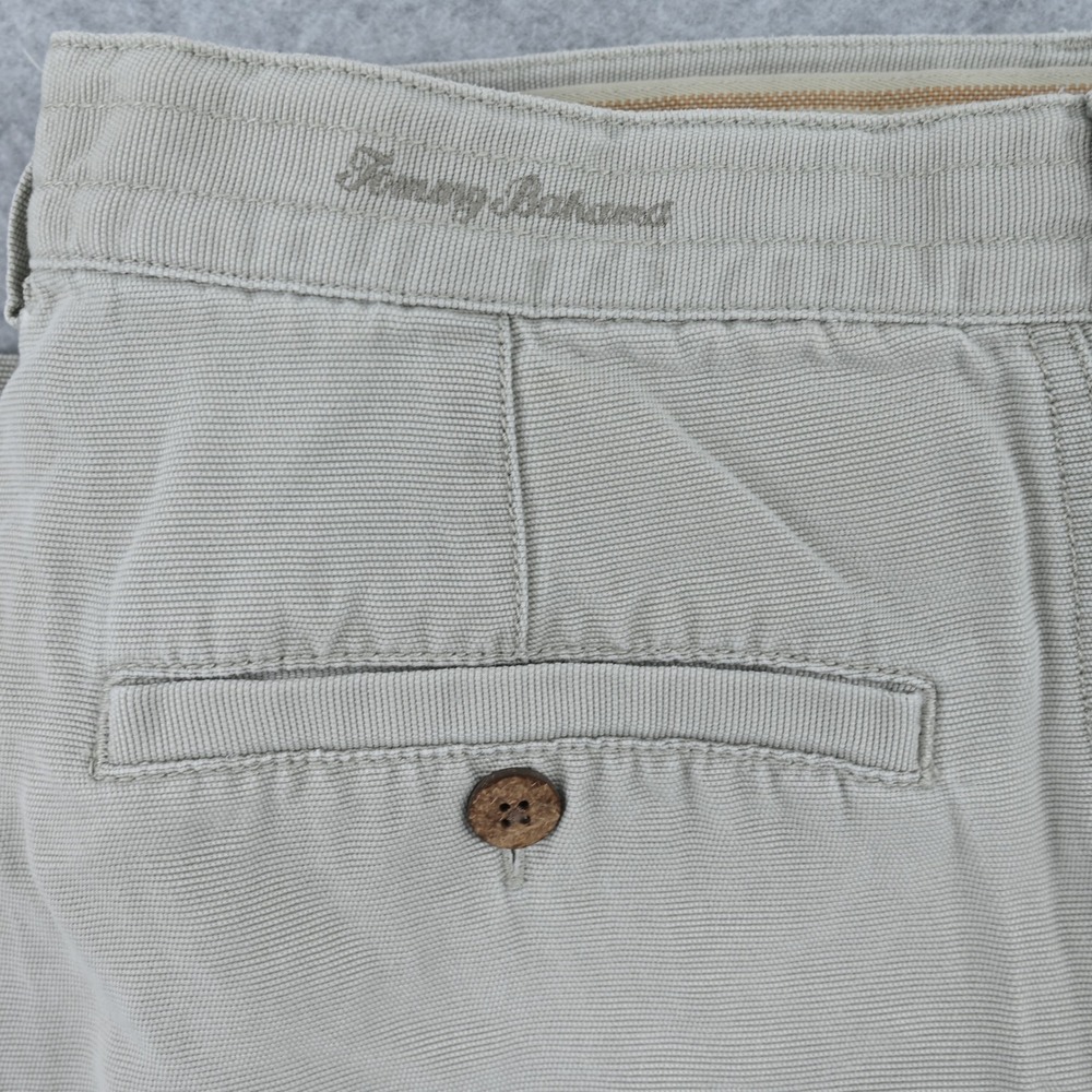 Tommy Bahama Key Grip Cargo Shorts 38 Gray Tencel Coastal Resort Casual Utility - Picture 7 of 16